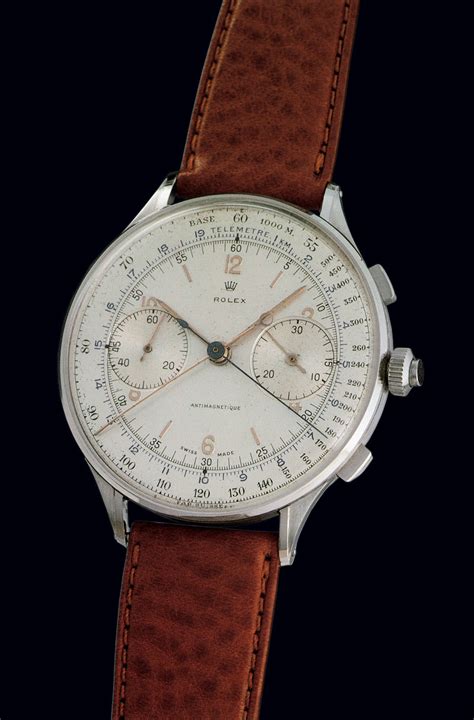 1942 rolex antimagnetique split seconds chronograph|rolex chronograph history.